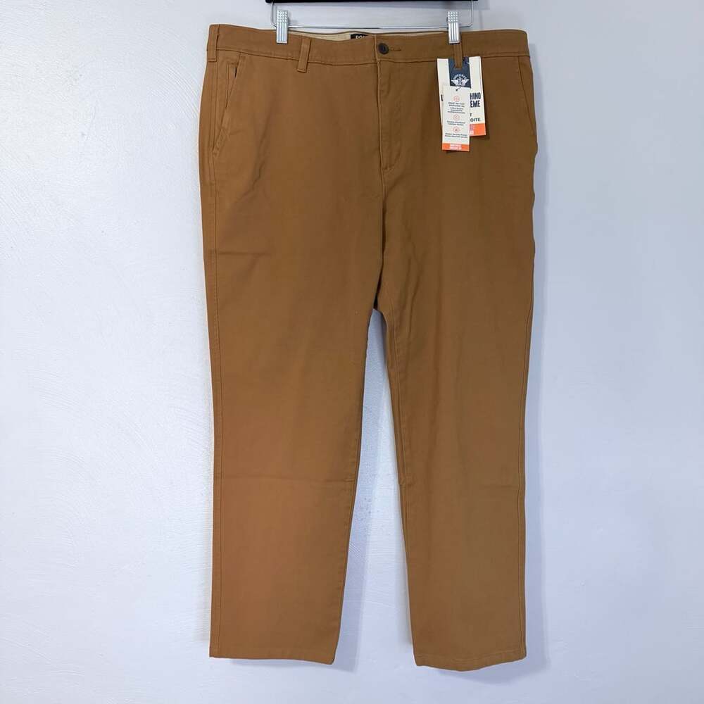 Dockers Men's Ultimate Chino Supreme Slim Fit Smart 360 Flex Pants Brown 40X30